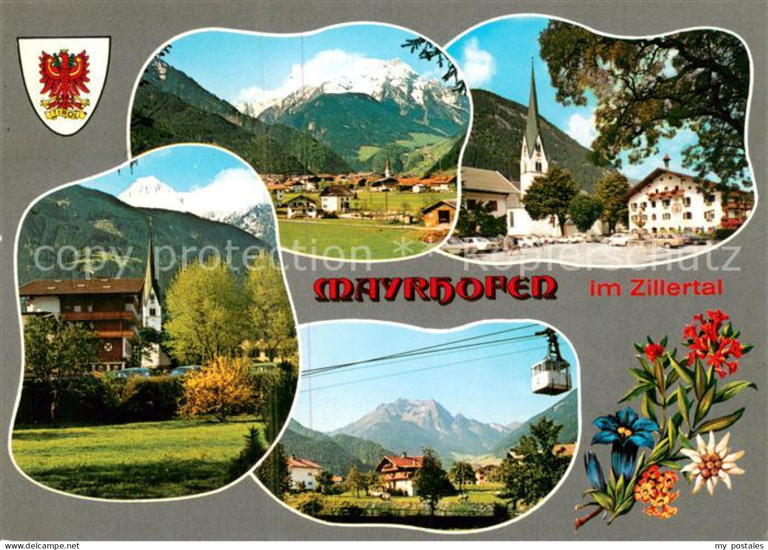 73757679 Mayrhofen Zillertal Panorama Kirche Seilbahn Mayrhofen Zillertal - Other & Unclassified