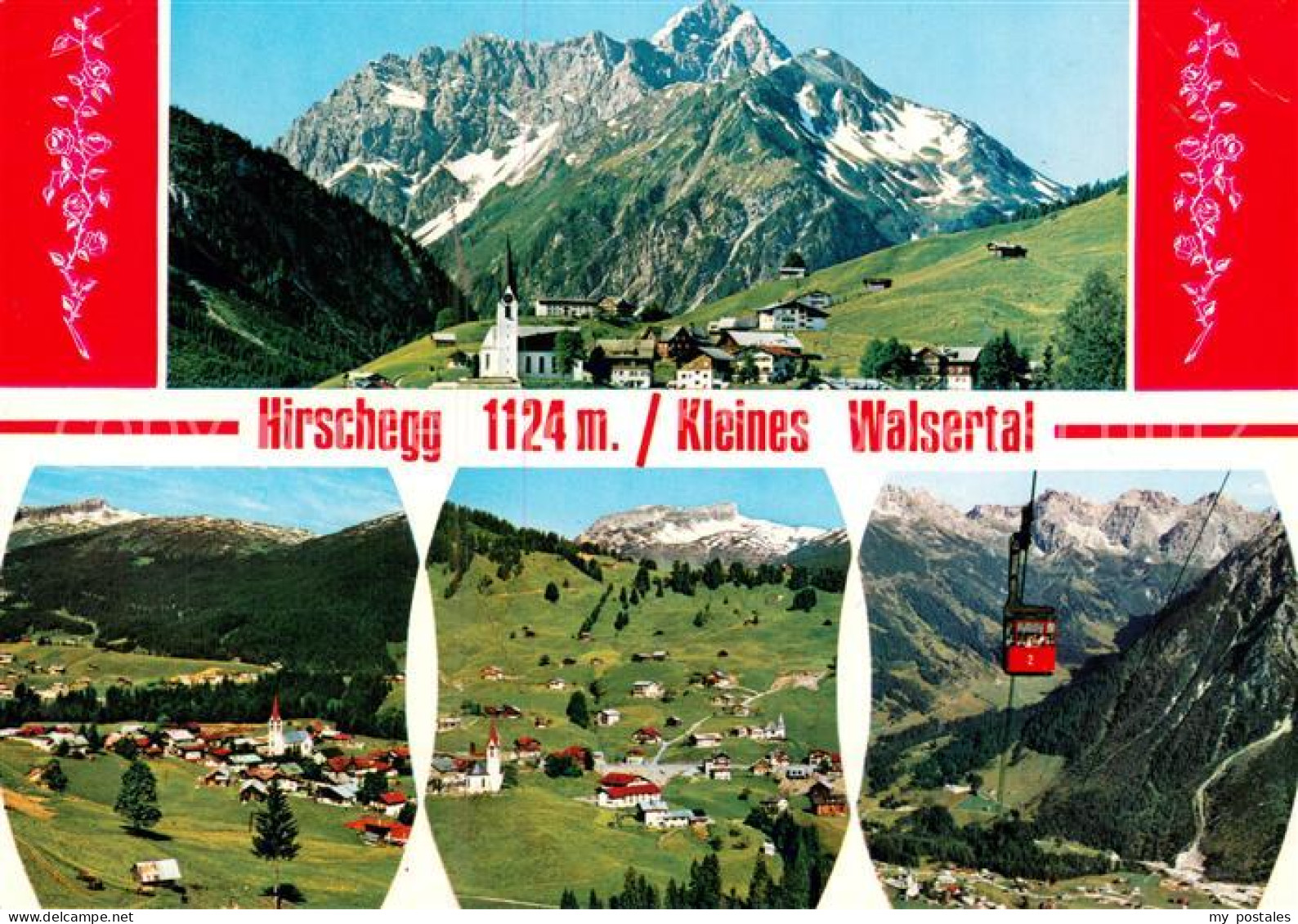 73757665 Hirschegg Kleinwalsertal Vorarlberg Ortsansicht Panorama Seilbahn Hirsc - Autres & Non Classés