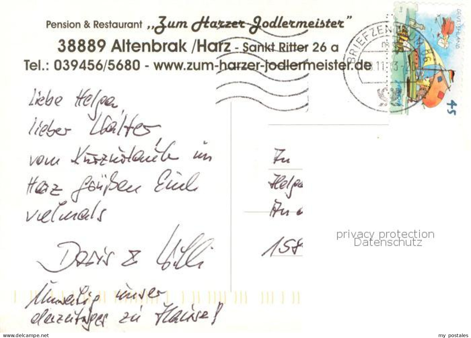 73757632 Altenbrak Harz Pension Und Restaurant Zum Harzer Jodlermeister Altenbra - Altenbrak