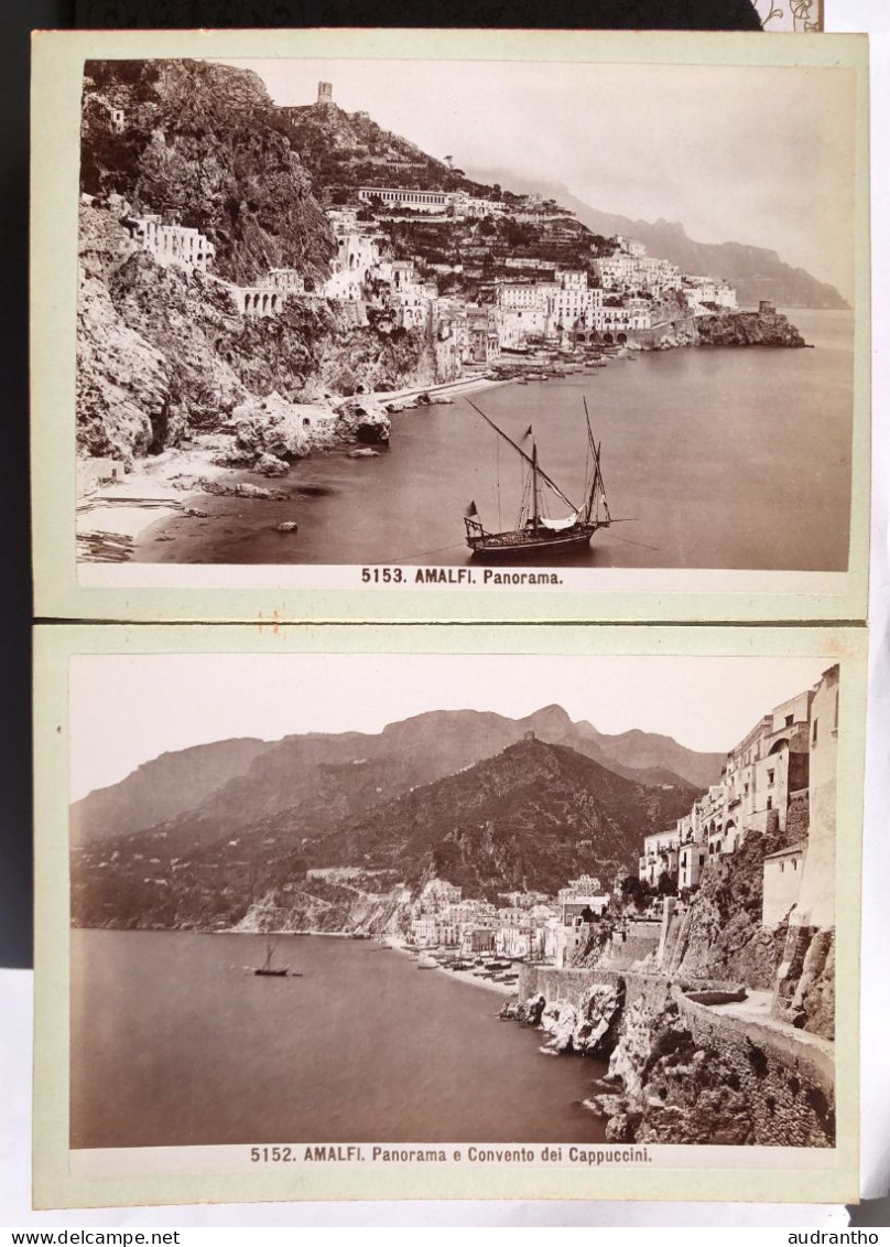Naples 48 photographies fin 19ème - Campania - Giacomo Brogi - Napoli Pozzuoli Baia Ercolano Castellamare Capri Sorrento