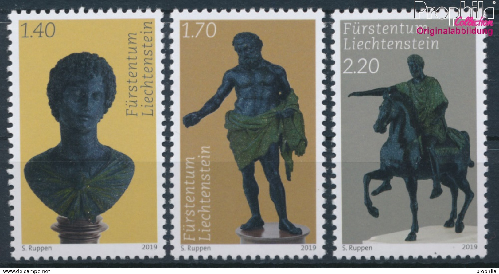 Liechtenstein 1954-1956 (kompl.Ausg.) Postfrisch 2019 Skulpturen Von Antico (10391315 - Neufs