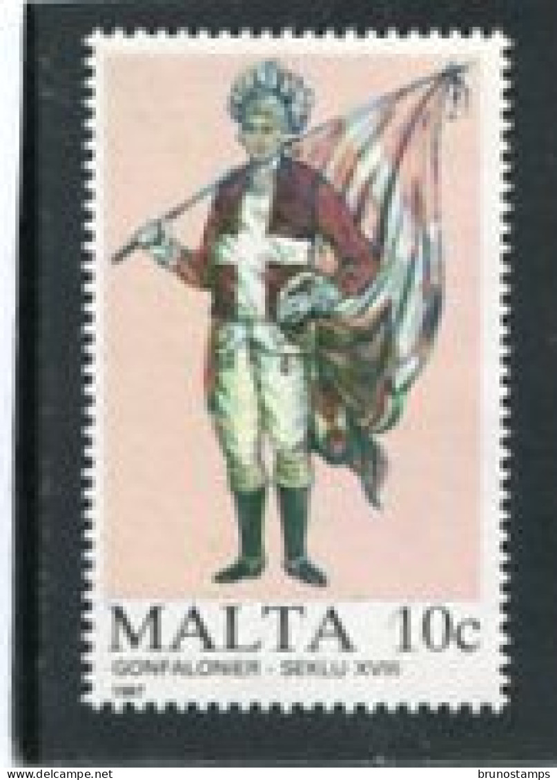 MALTA - 1987  10c  UNIFORMS  MINT NH - Malte