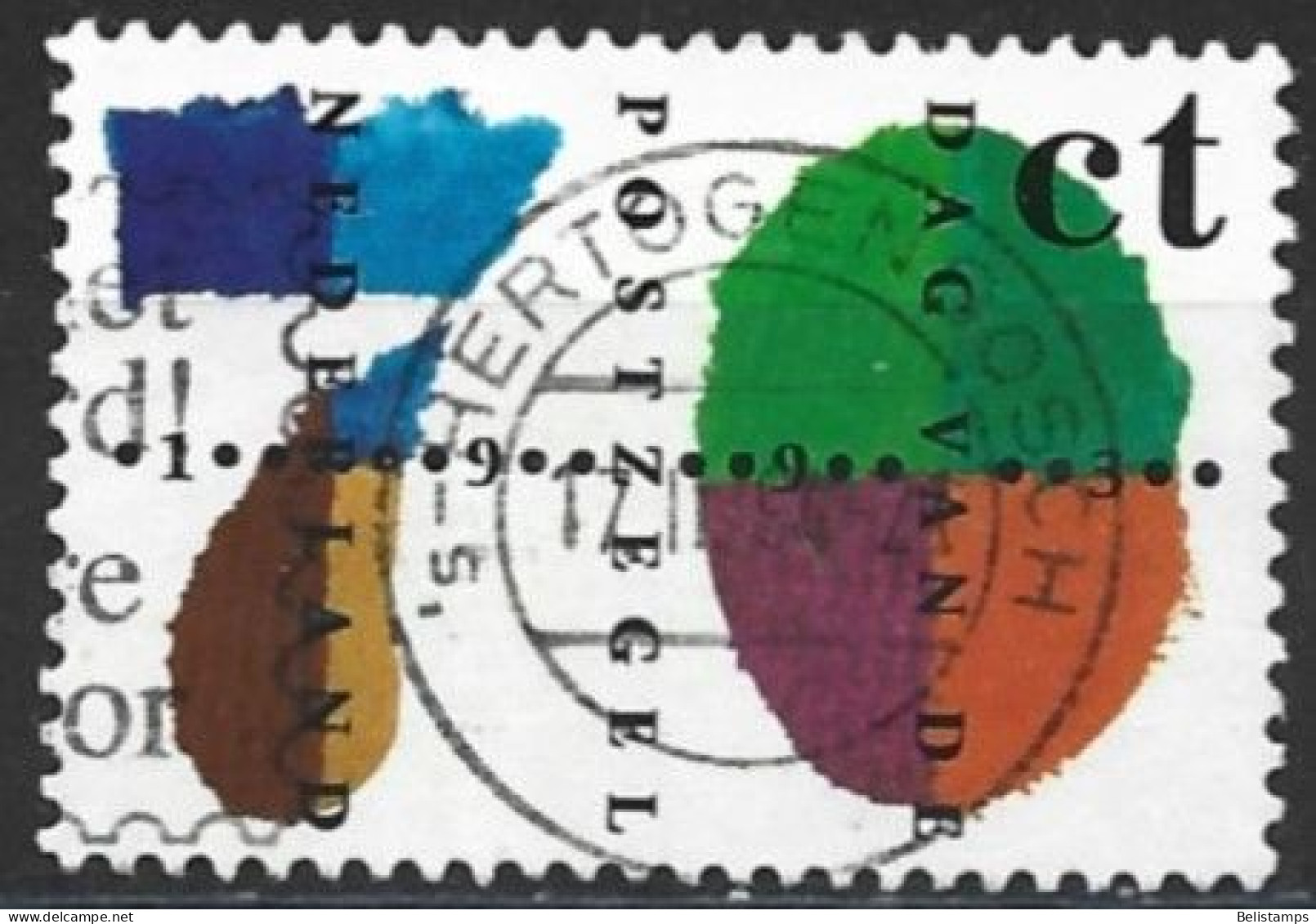 Netherlands 1993. Scott #846 (U) Stamp Day - Gebraucht