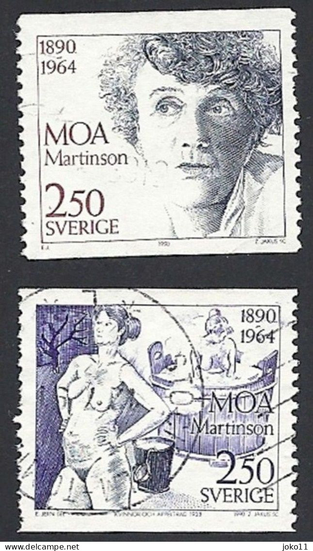 Schweden, 1990, Michel-Nr. 1637-1638, Gestempelt - Gebraucht