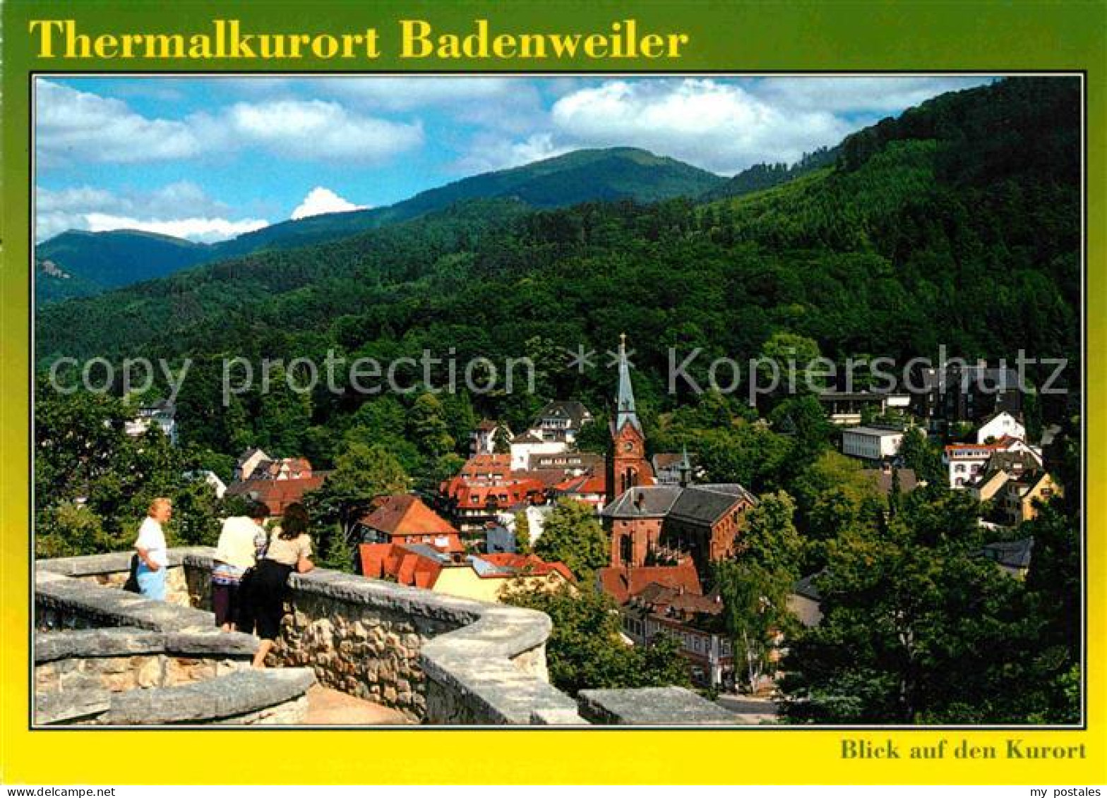 72691377 Badenweiler Thermalkurort Im Schwarzwald Blick Von Der Burg Badenweiler - Badenweiler