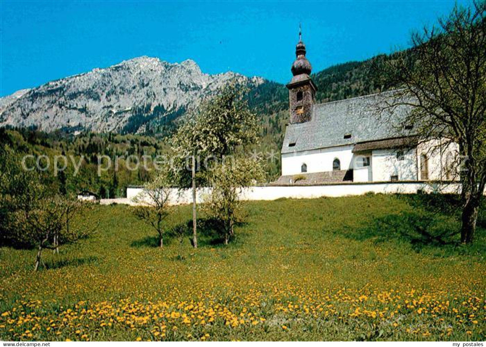 72691370 Nonn Oberbayern St Georg Kirche Mit Hochstaufen Chiemgauer Alpen Nonn O - Bad Reichenhall