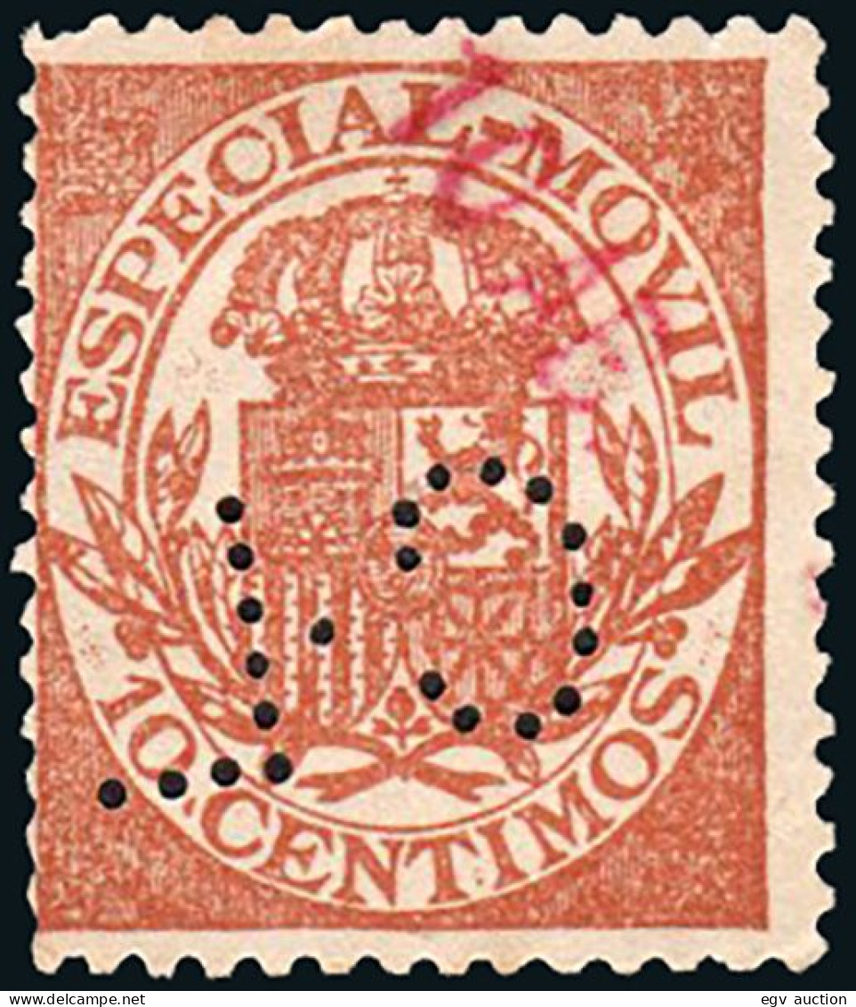 Madrid - Perforado - Especial Móvil 10cts. "C.L." - Used Stamps