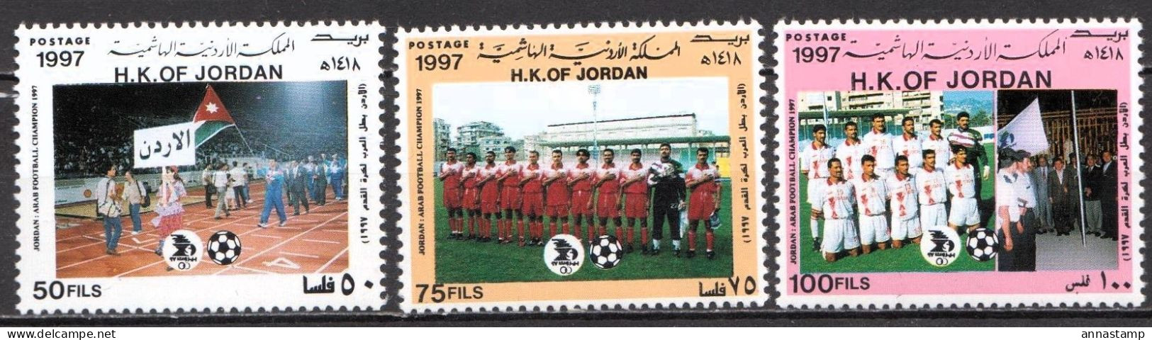 Jordan MNH Set - Fußball-Asienmeisterschaft (AFC)