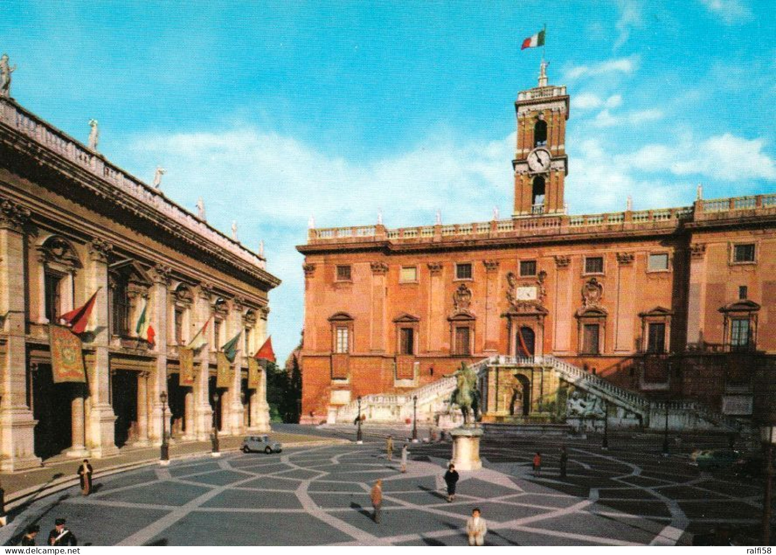 2 AK Italien * Der Senatorenpalast Auf Dem Kapitolshügel In Rom - Beherbergt Heute Das Rathaus Der Stadt * - Andere Monumente & Gebäude