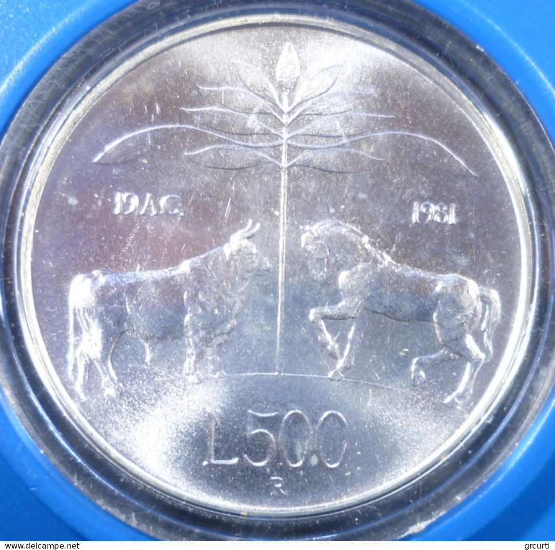 Italia - 500 Lire 1981 - 2000° Morte Publio Virgilio Marone - Gig# 418 - KM# 110 - 500 Lire