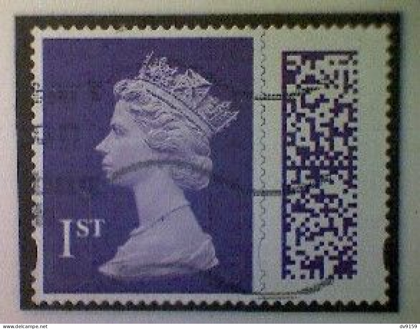 Great Britain, Scott MH501, Used (o), 2022 Machin (/-----/M22L), Queen Elizabeth II, 1st, Violet - Machin-Ausgaben