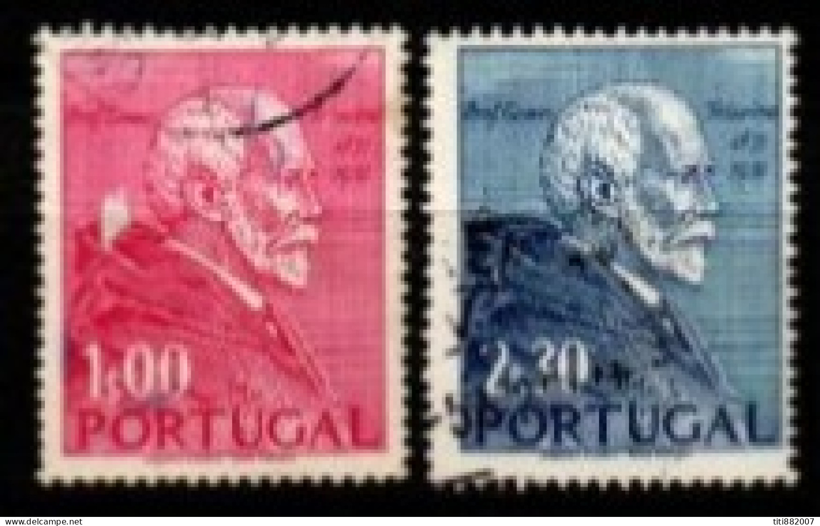 PORTUGAL     -    1952 .  Y&T N° 764 / 765 Oblitérés.  Gomes Teixeira - Gebraucht