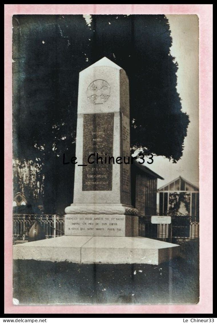 27 - SAINT CYR DU VAUDREUIL ---Carte Photo ---Monument Aux Morts - Saint Cyr Reconnaissant - Le Vaudreuil