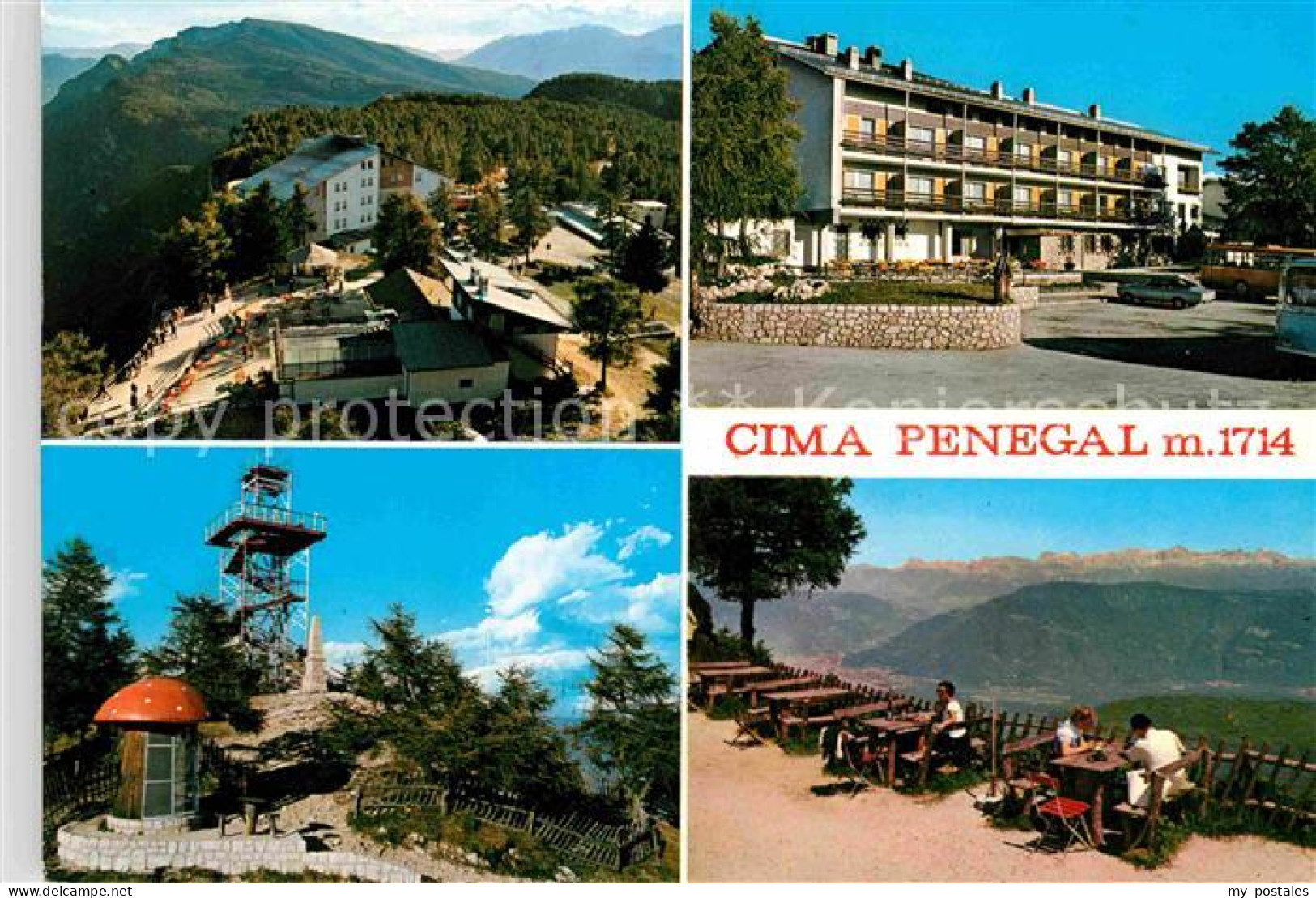 72690753 Cima Penegal Turm Fliegeraufnahme Mendola - Autres & Non Classés