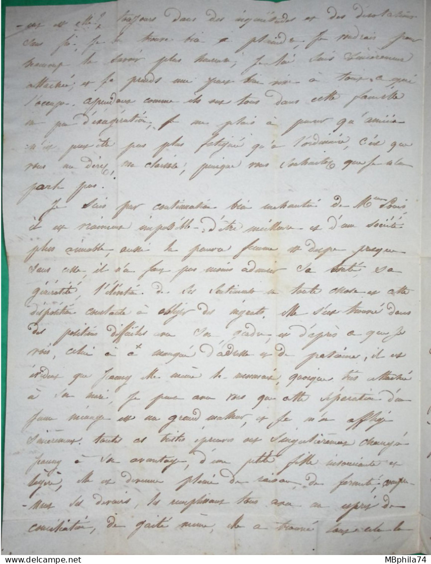 CAD TYPE 13 LE PORT LOUIS MORBIHAN POUR NANTES LOIRE INFERIEURE 1833 LETTRE COVER FRANCE - 1801-1848: Précurseurs XIX