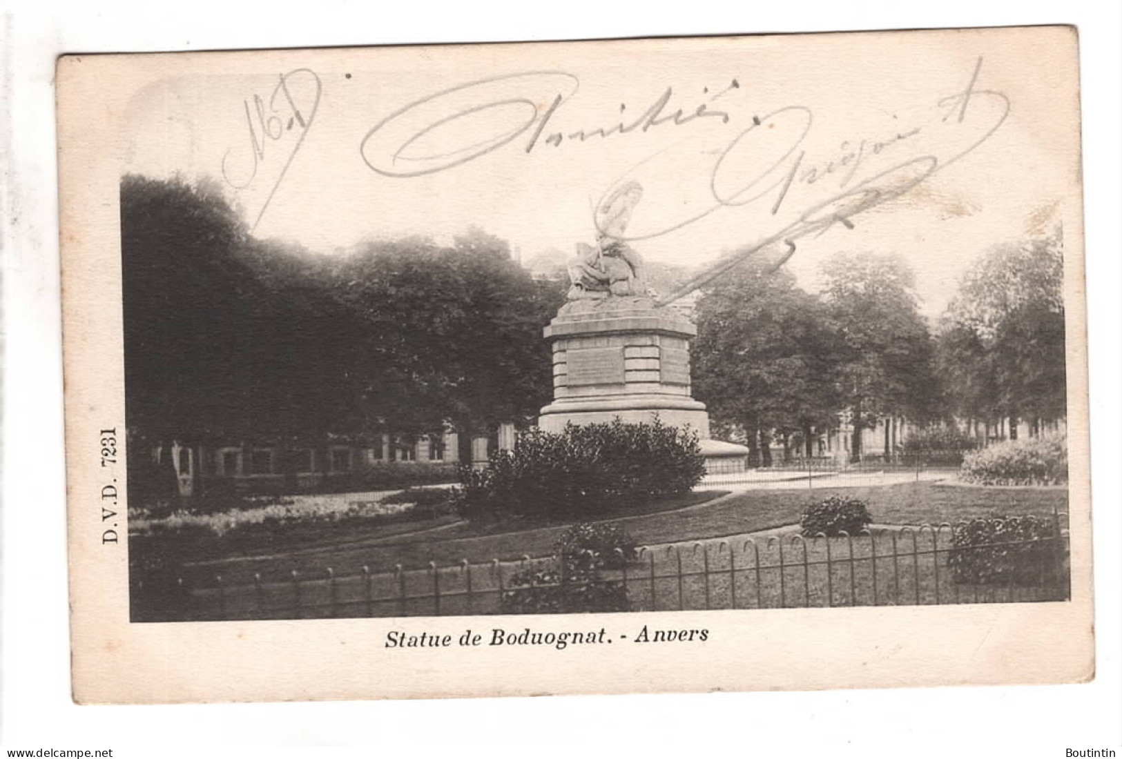 Anvers Statue De Boduognat DVD 7231 - Antwerpen