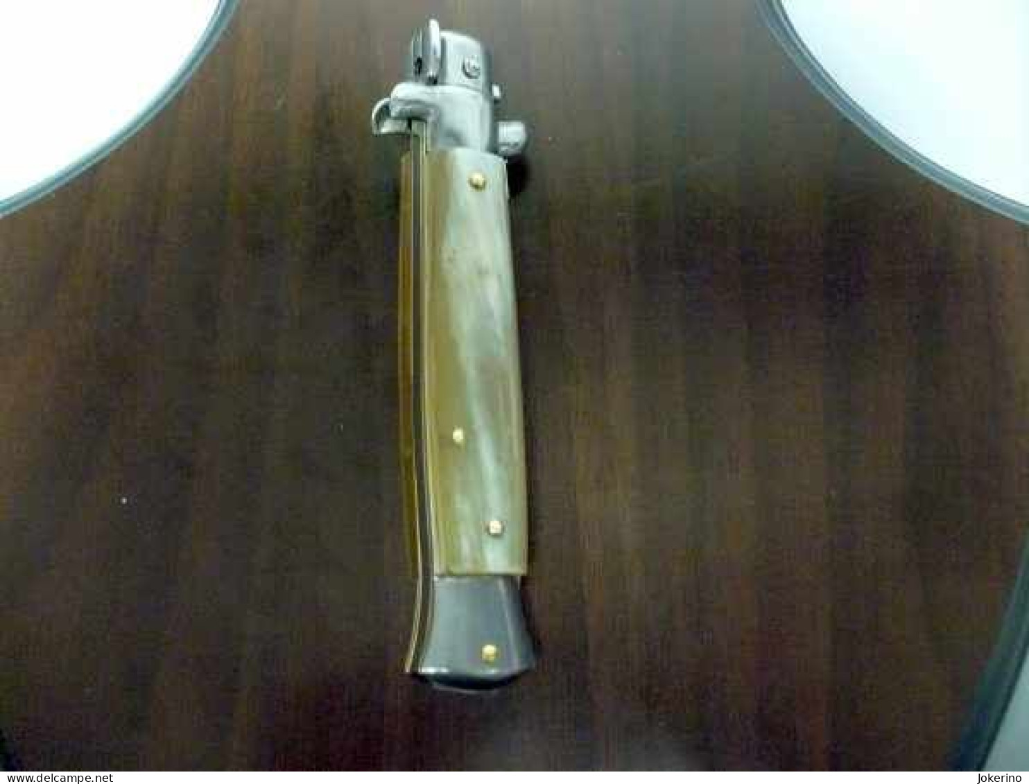 Frank Beltrame - pugnale -italian stiletto- 23cm - impugnatura di corno di bufalo  - modello FB 23/48B - 2