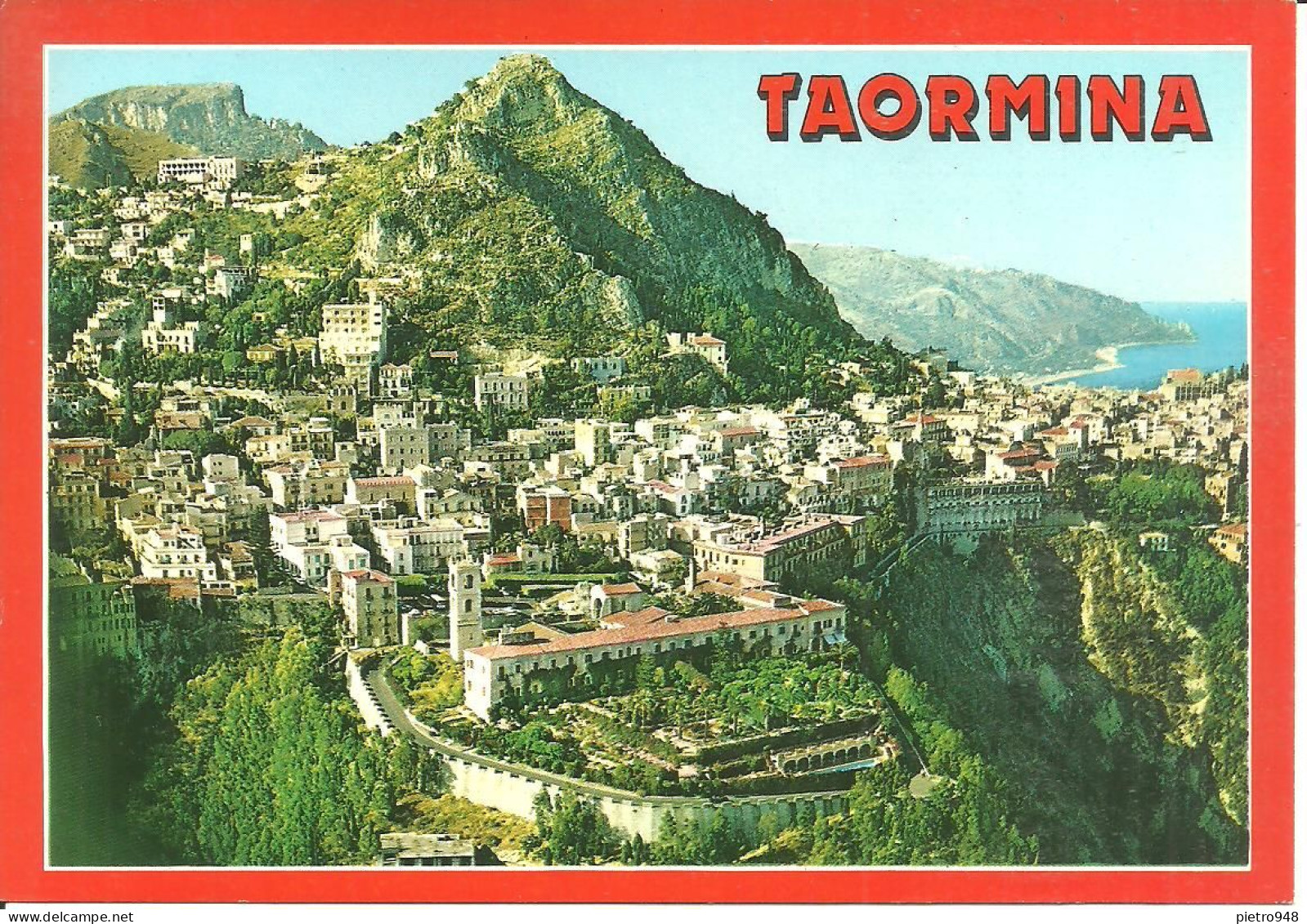 Taormina (Messina) Veduta Aerea, Aerial View, Vue Aerienne, Luftansicht - Messina
