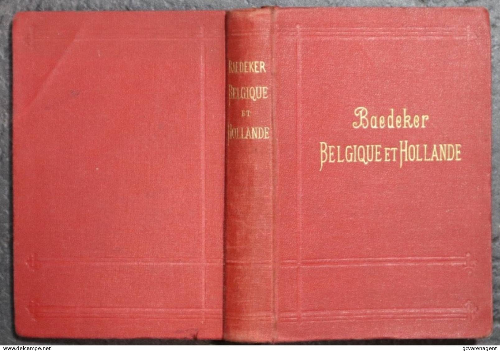 BAEDEKER BELGIQUE ET HOLLANDE Y COMPRIS LE LUXEMBOURG 1905. BON ETAT  480 PAGES.   VOIR IMAGES - Belgique