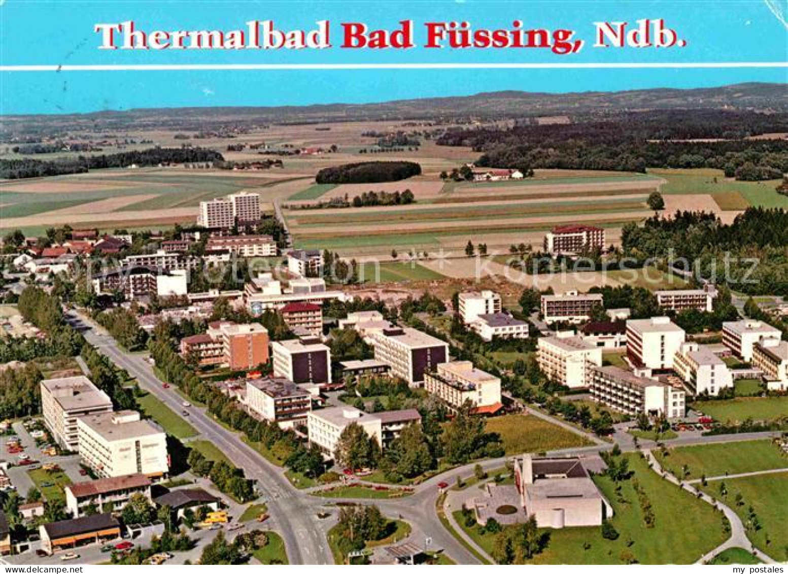 72689731 Bad Fuessing Thermalbad Thermalquellen Fliegeraufnahme Aigen - Bad Fuessing