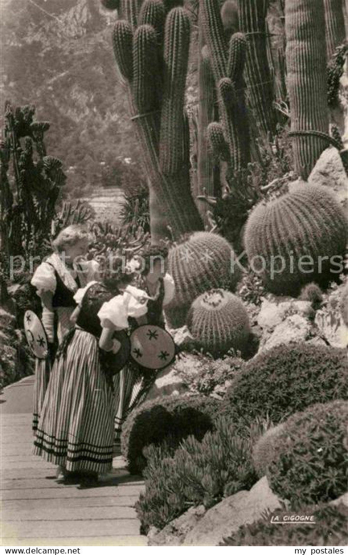 72688906 Monaco Plantes Exotiques Et Costumes Monegasques Kakteen Trachten Monac - Autres & Non Classés