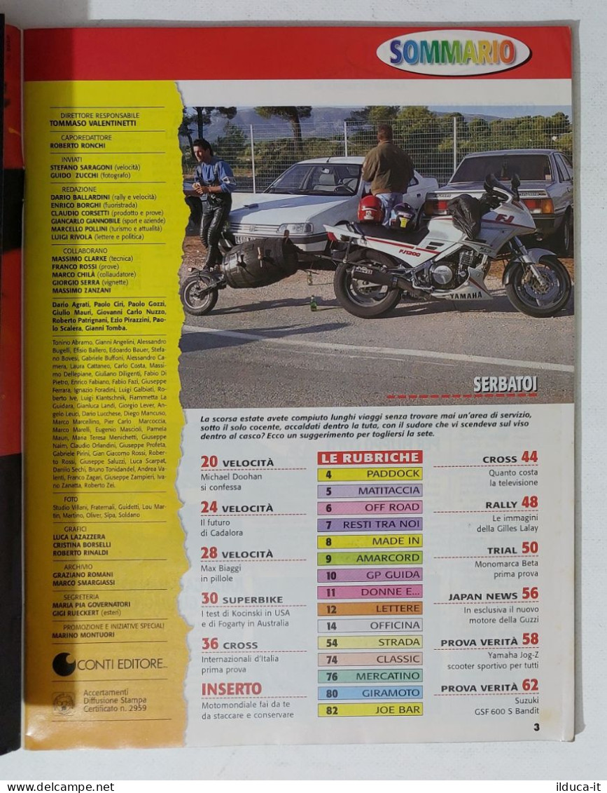 60559 Motosprint 1996 A. XXI N. 10 - Max Biaggi / Suzuki GSF 600 S Bandit - Motori