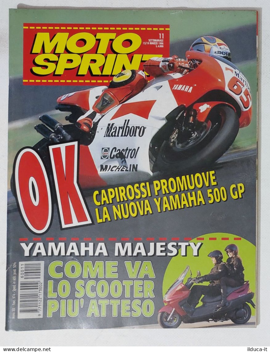 60560 Motosprint 1996 A. XXI N. 11 - Yamaha Majestic / Harley Davidson 1200 - Engines