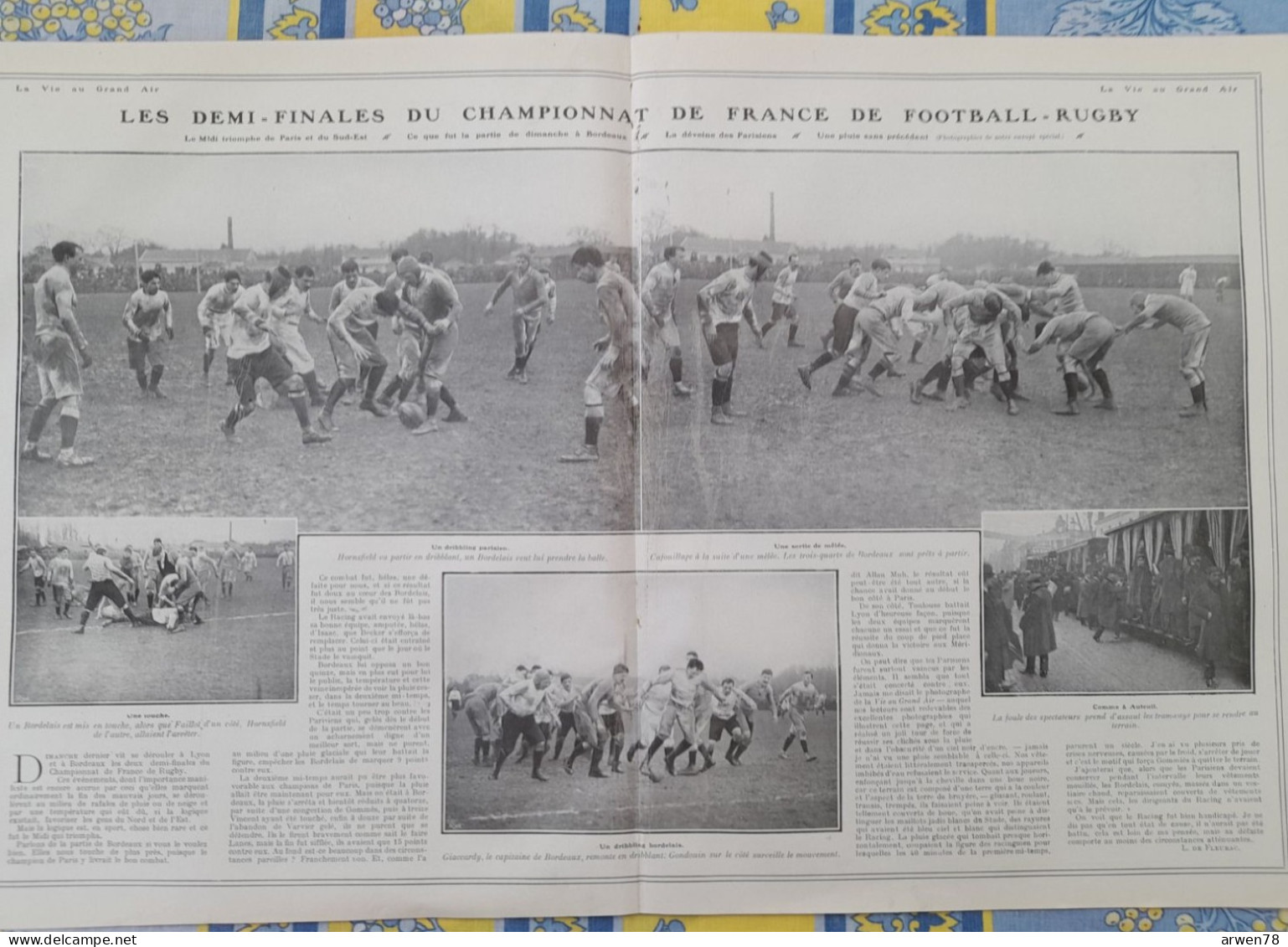 LA VIE AU GRAND AIR N° 548 /1909 LES FRERES WRIGHT LE KONPRINZ BENIT SON BOBSLEIGH FOOTBALL RUGBY NICE - 1900 - 1949