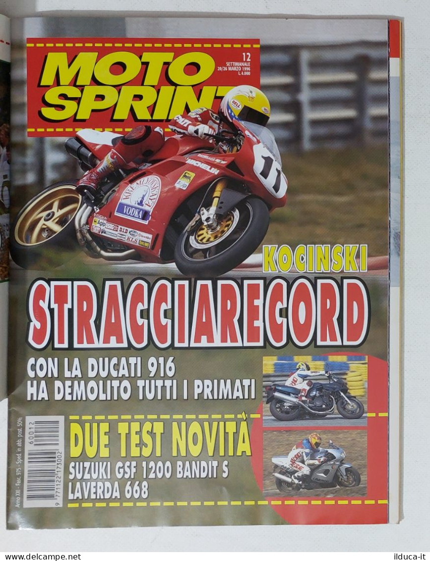 60562 Motosprint 1996 A. XXI N. 12 - Suzuki GSF 1200 / Laverda 668 + INSERTO - Engines