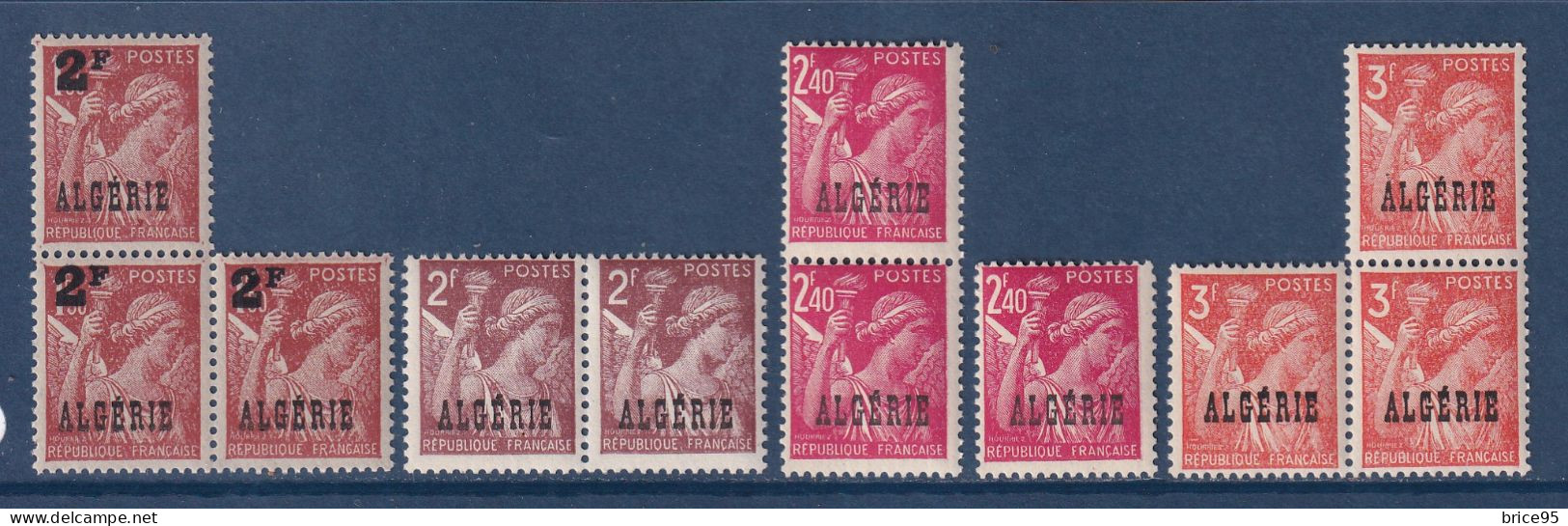 Algérie - YT N° 233 à 235 ** - Neuf Sans Charnière - 1945 à 1947 - Neufs