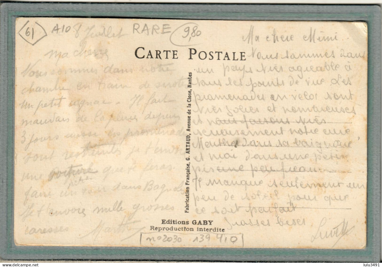 CPA (61) BAGNOLES-de-l'ORNE - Aspect De La Grande Rue En 1911 - Carte Colorisée - Bagnoles De L'Orne