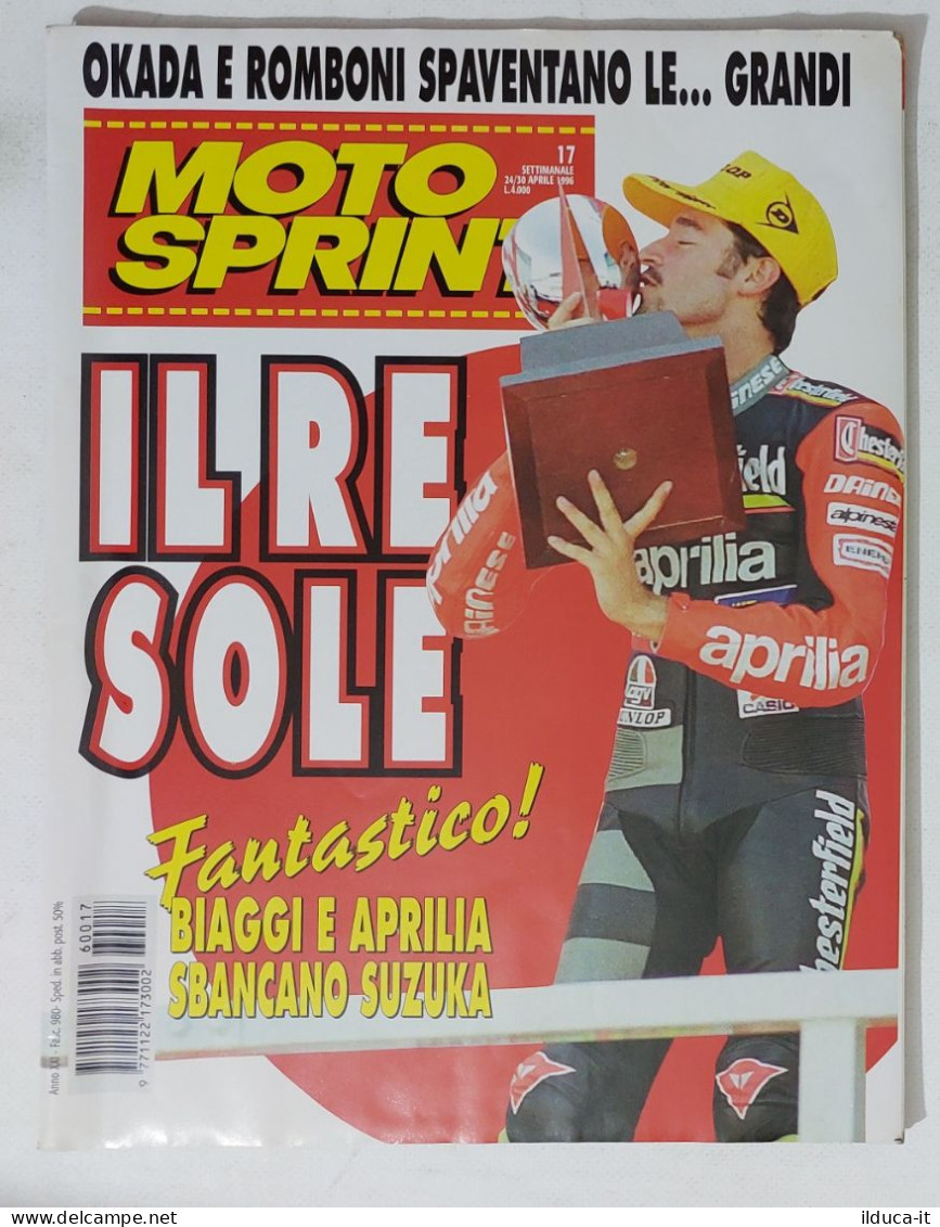 60564 Motosprint 1996 A. XXI N. 17 - Max Biaggi / Aprilia Leonardo - Engines