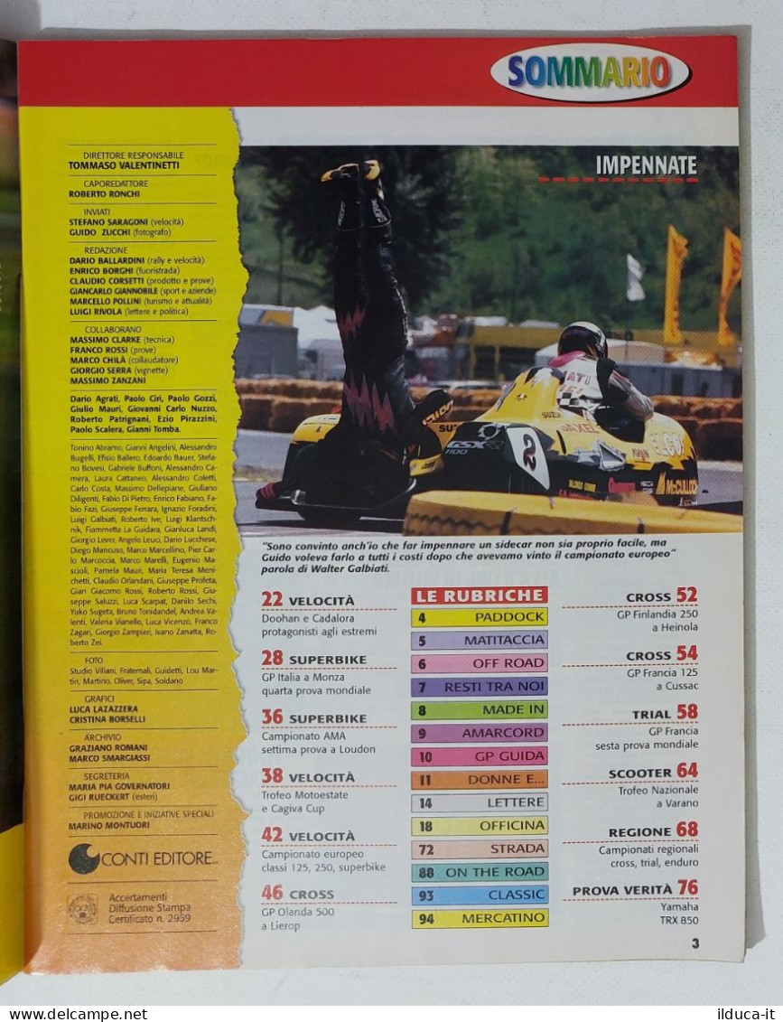 60567 Motosprint 1996 A. XXI N. 25 - Yamaha TRX 850 / GP Italia / Doohan - Motoren