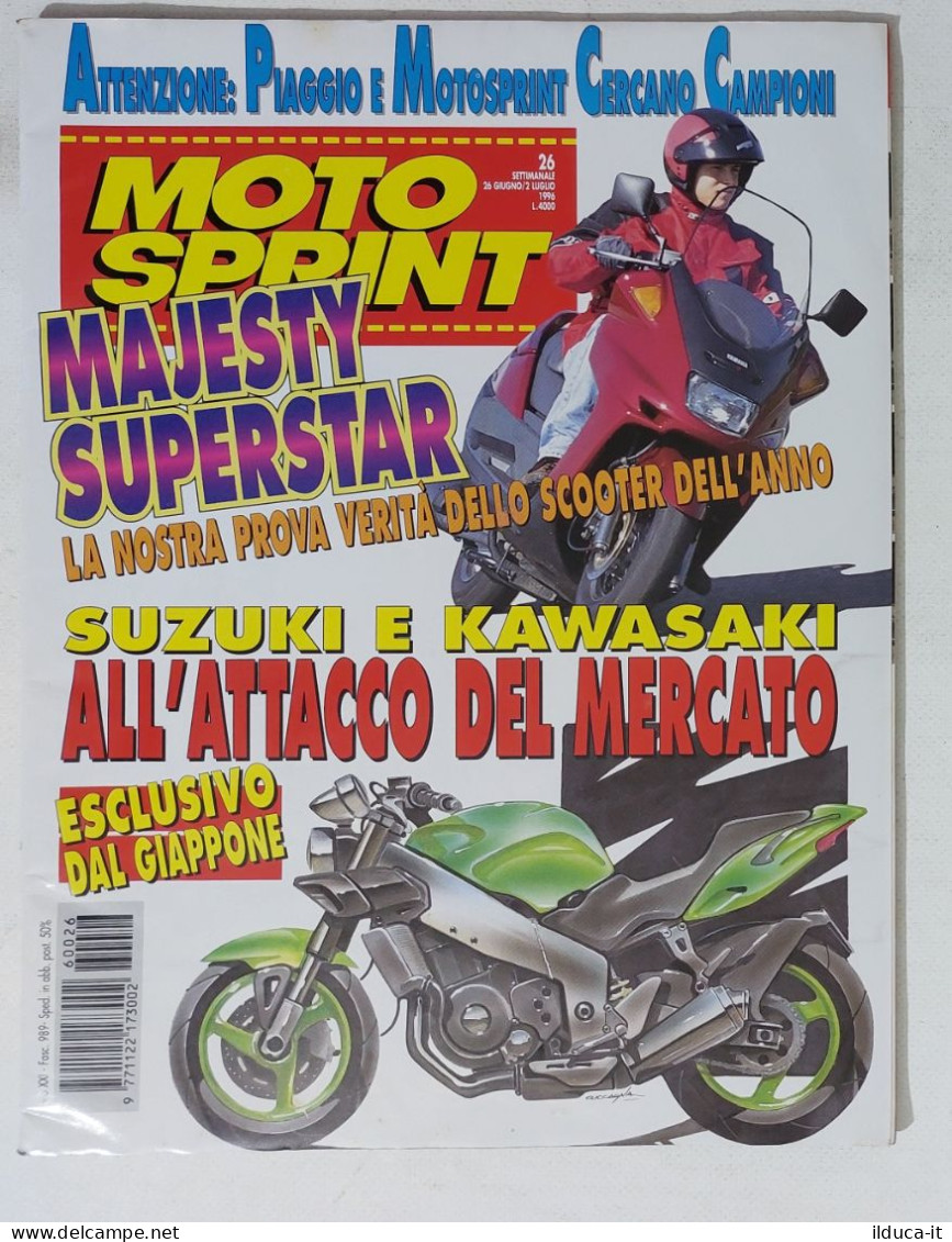 60569 Motosprint 1996 A. XXI N. 26 - Yamaha YP 250 Majestic / Valentino Rossi - Motores