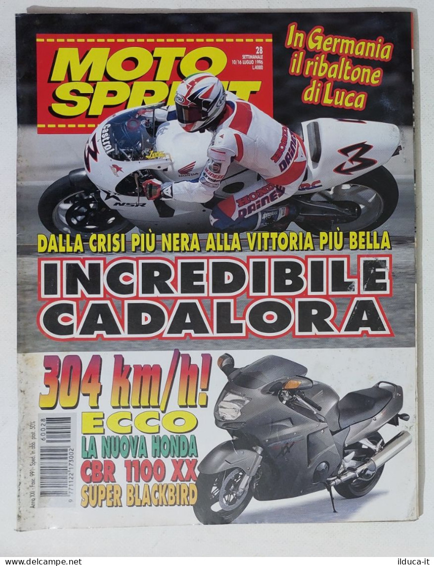 60571 Motosprint 1996 A. XXI N. 28 - Honda CBR 1100 XX / Yamaha SZR 660 - Motoren