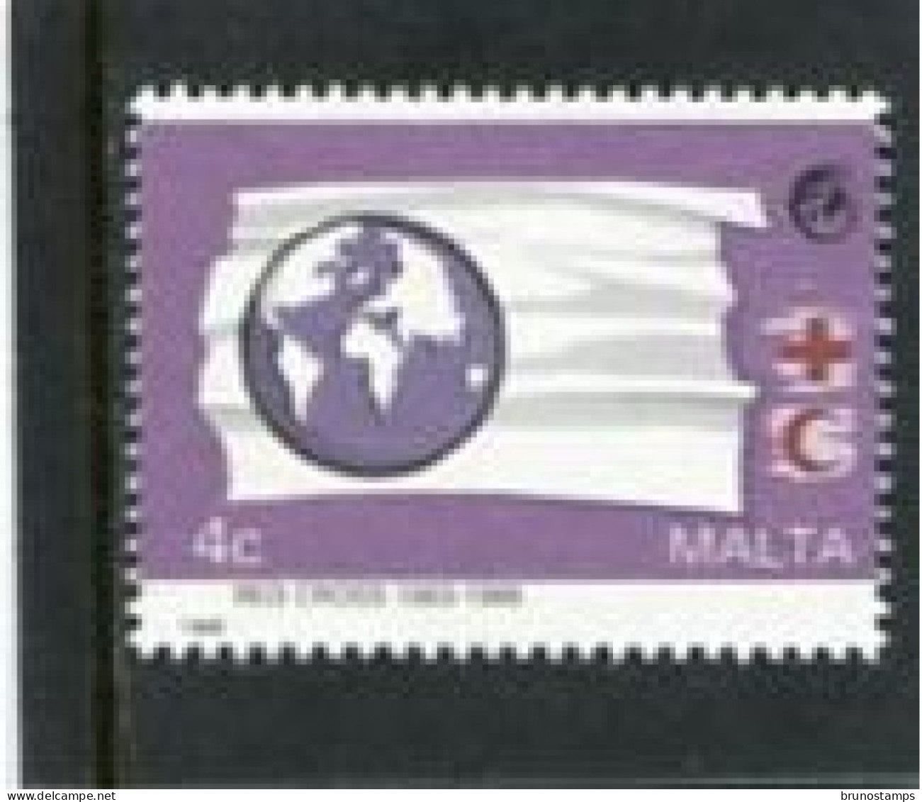 MALTA - 1988  4c  RED CROSS  MINT NH - Malta