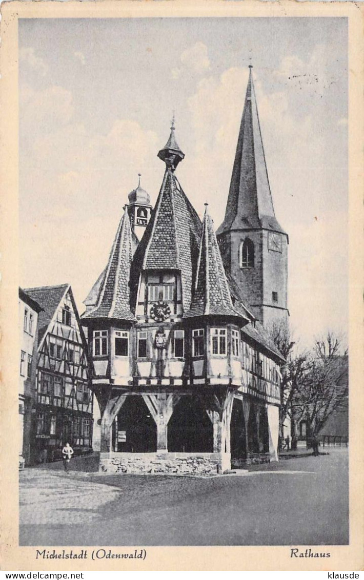 Michelstadt - Rathaus Gel.1929 SST - Michelstadt