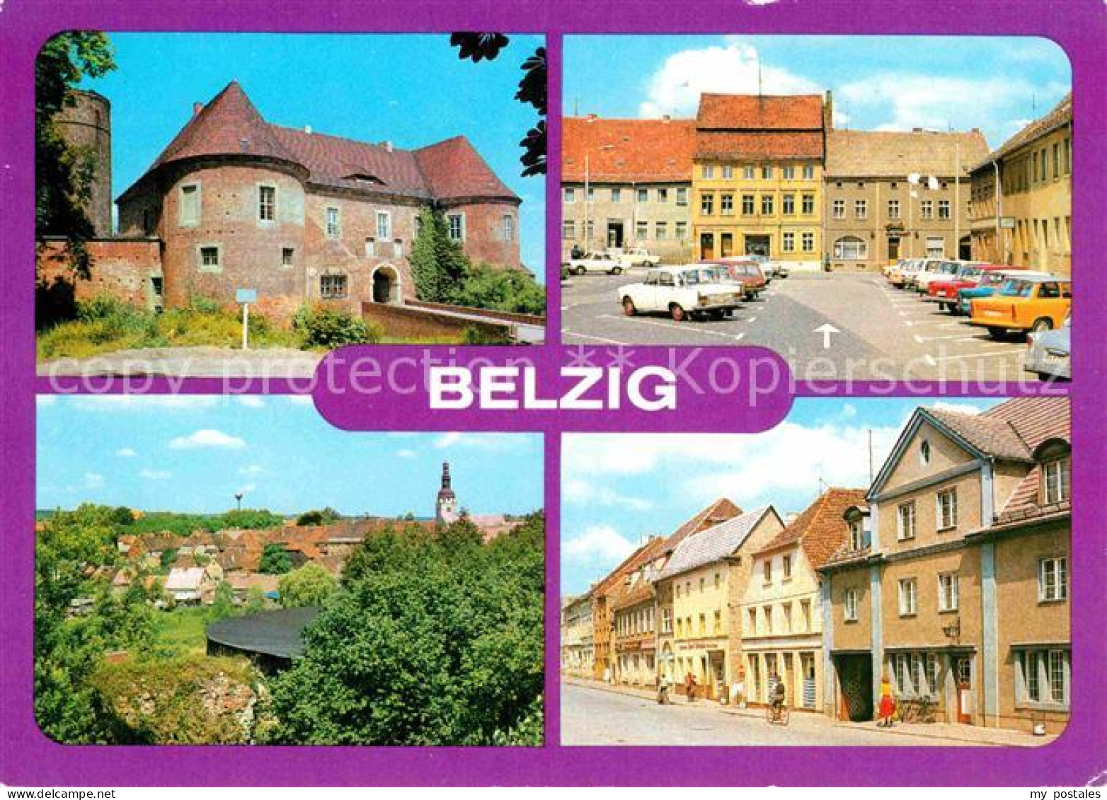 72687975 Belzig Bad Burg Eisenhardt Markt Teilansicht Strasse Der Einheit Belzig - Belzig