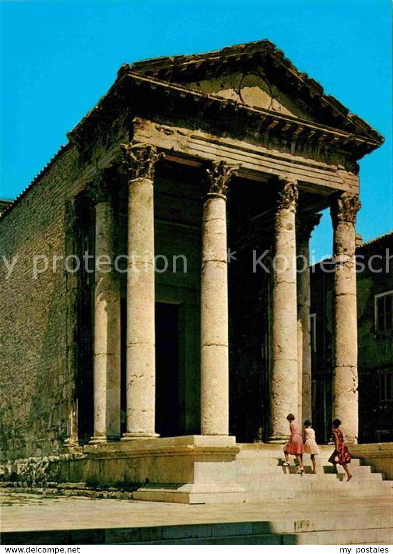 72687508 Pola Pula Croatia Augustus Temple  - Croatia