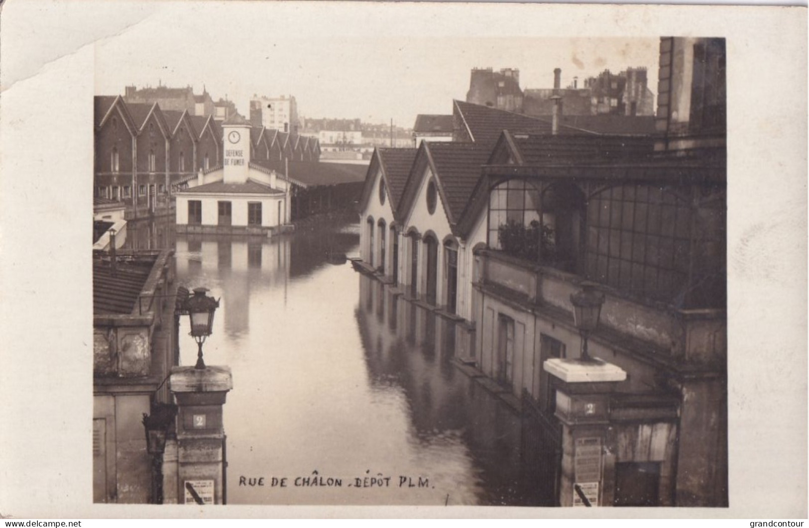 CARTE PHOTO PARIS 12 DEPOT PLM INONDATIONS - Arrondissement: 12