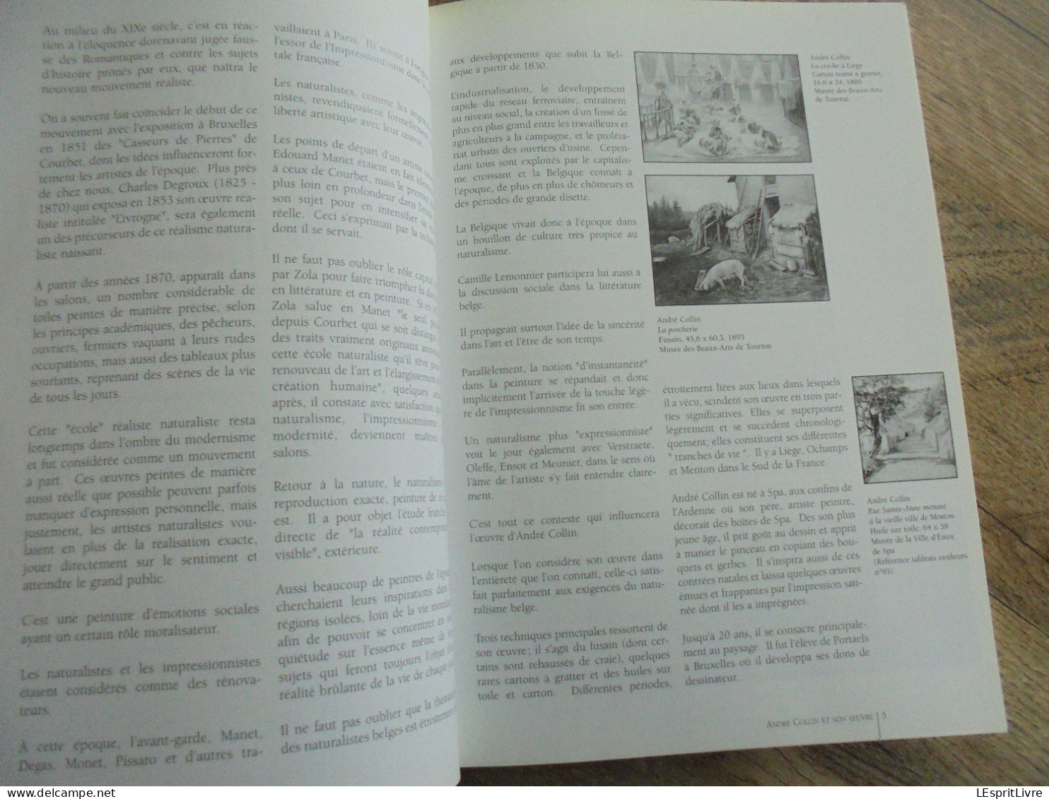 AUX SOURCES DE LA LESSE N° 2 André Collin 1862 1930 Artiste Peintre Régionalisme Généalogie Château De Ronfay Libramont - Belgien