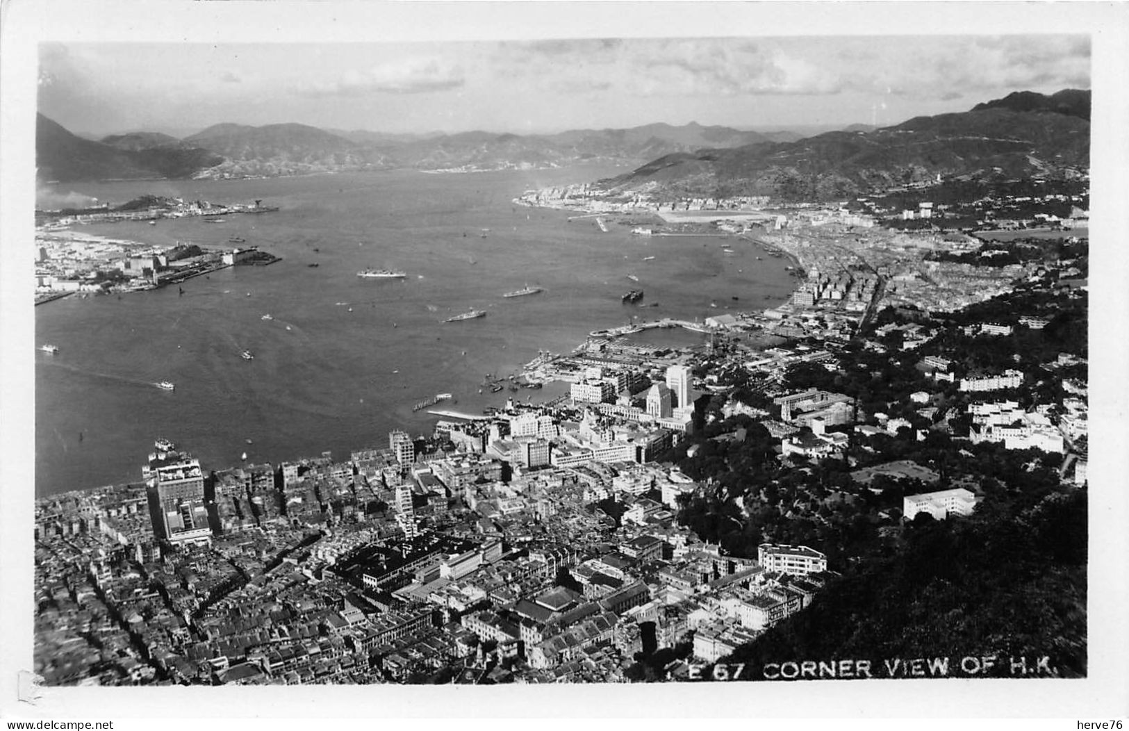 Carte Photo - CHINE - CORNER VIEW OF HONG KONG - CHINA - China (Hongkong)