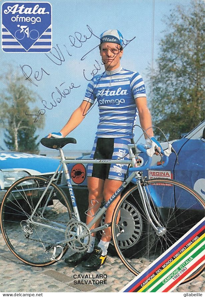 Vélo - Cyclisme -  Coureur Cycliste Italien Salvatore Cavallaro - Squadra Atala - Signé - Cycling