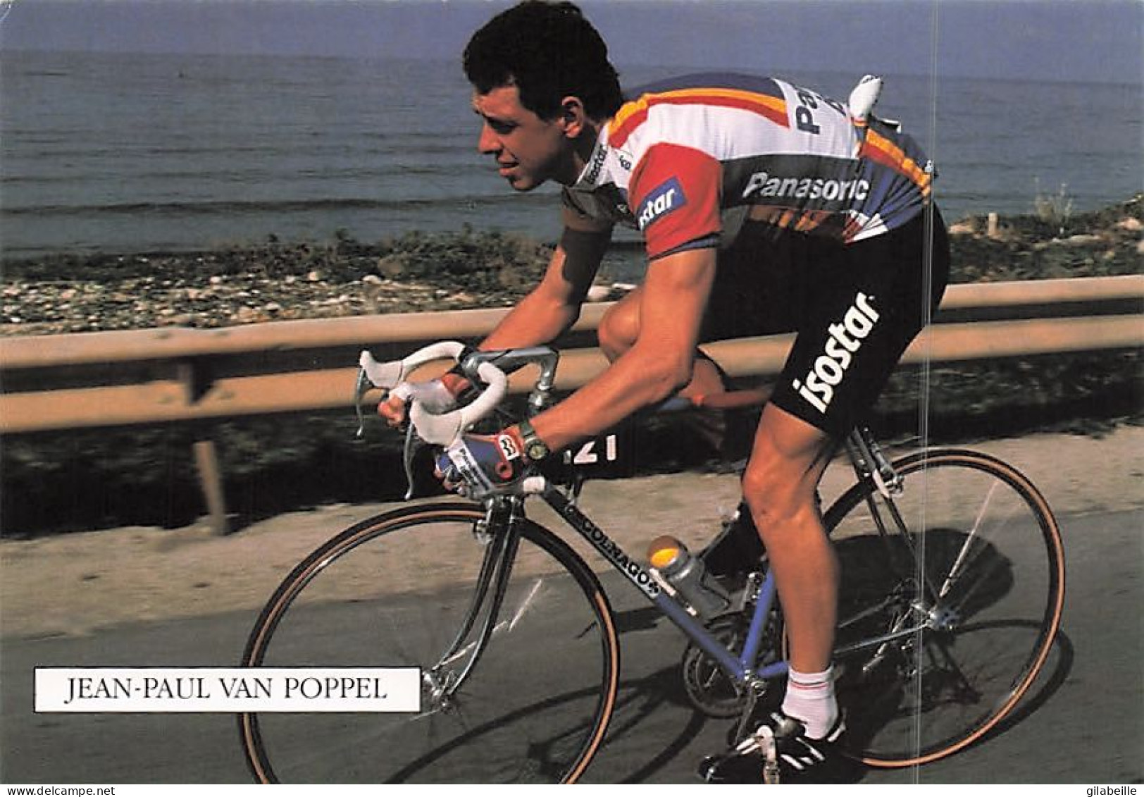 Vélo - Cyclisme -  Coureur Cycliste Jean Paul Van Poppel - Team Panasonic - 1989 - Cycling