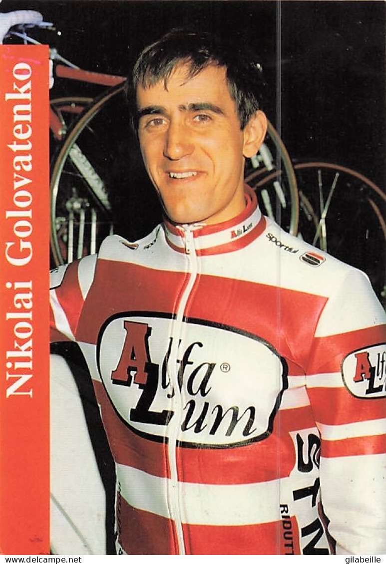 Vélo - Cyclisme -  Coureur Cycliste Soviétique Nikolai Golovatenko - Team Alfa Lum -  - Cycling
