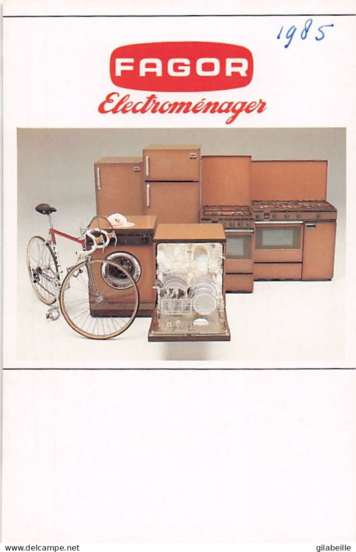 Velo - Cyclisme - Coureur Cycliste Francois Lemarchand - Team Fagor - 1985 - Cycling