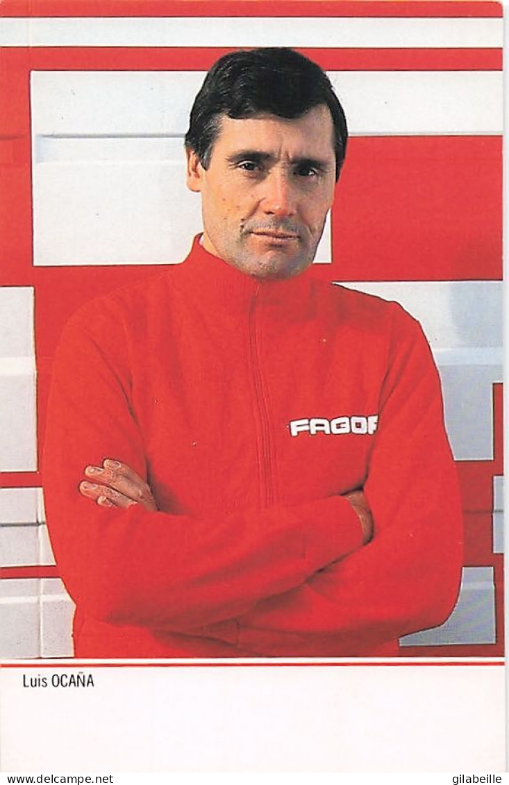 Velo - Cyclisme - Coureur Cycliste Luis Ocana  - Team Fagor - 1985 - Radsport