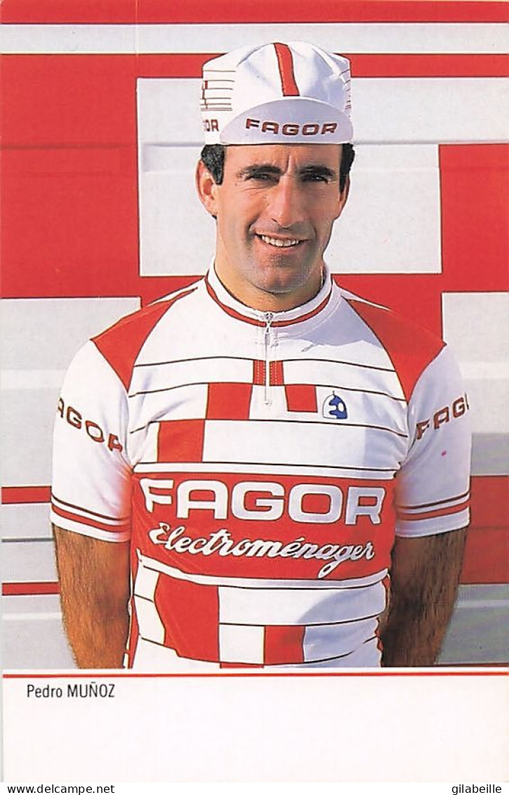 Velo - Cyclisme - Coureur Cycliste Pedro Munoz  - Team Fagor - 1985 - Cycling