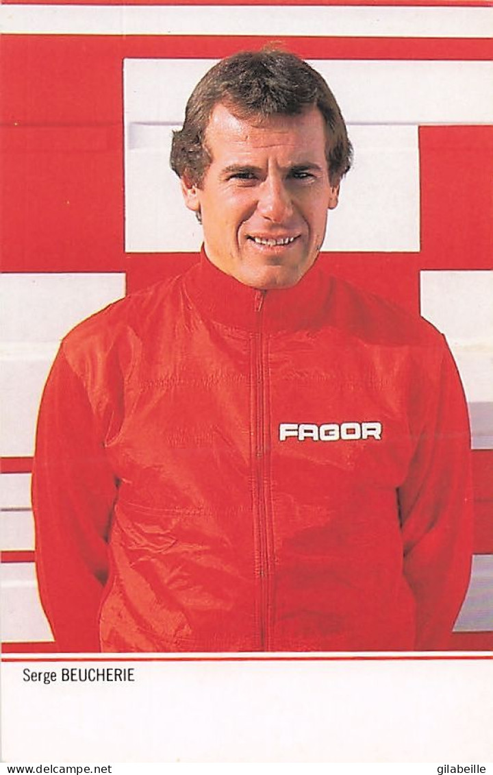 Velo - Cyclisme - Coureur Cycliste Serge Beucherie - Team Fagor - 1985 - Cycling