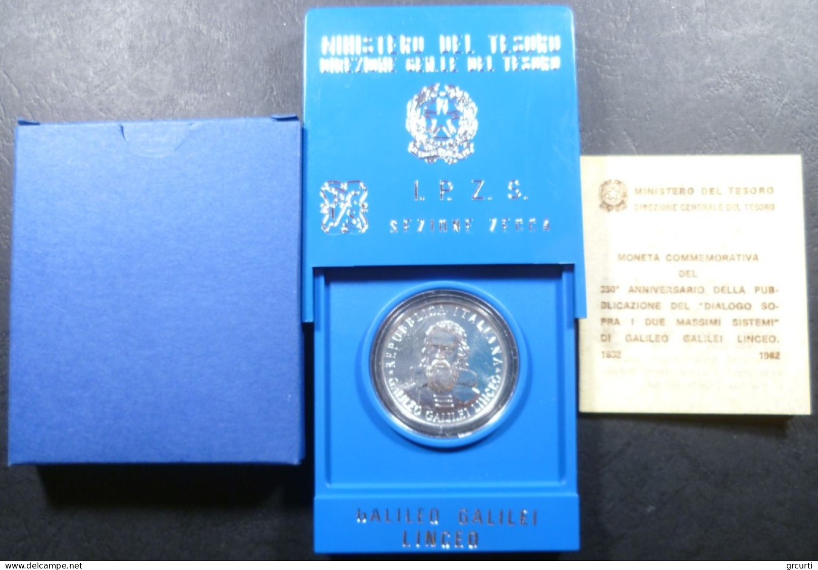 Italia - 500 Lire 1982 - 350° Dialogo Sopra I Due Massimi Sistemi Del Mondo Di Galileo Galilei - Gig# 419 - KM# 113 - 500 Lire